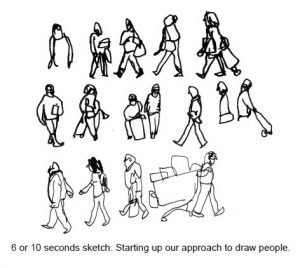 How to sketch people