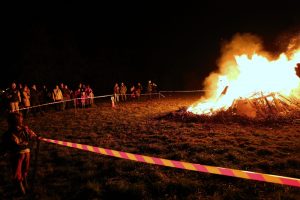 Bonfire night at Elm Tree Farm